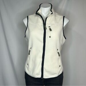 Cindy Reid Zip Up Fleece Vest, Large